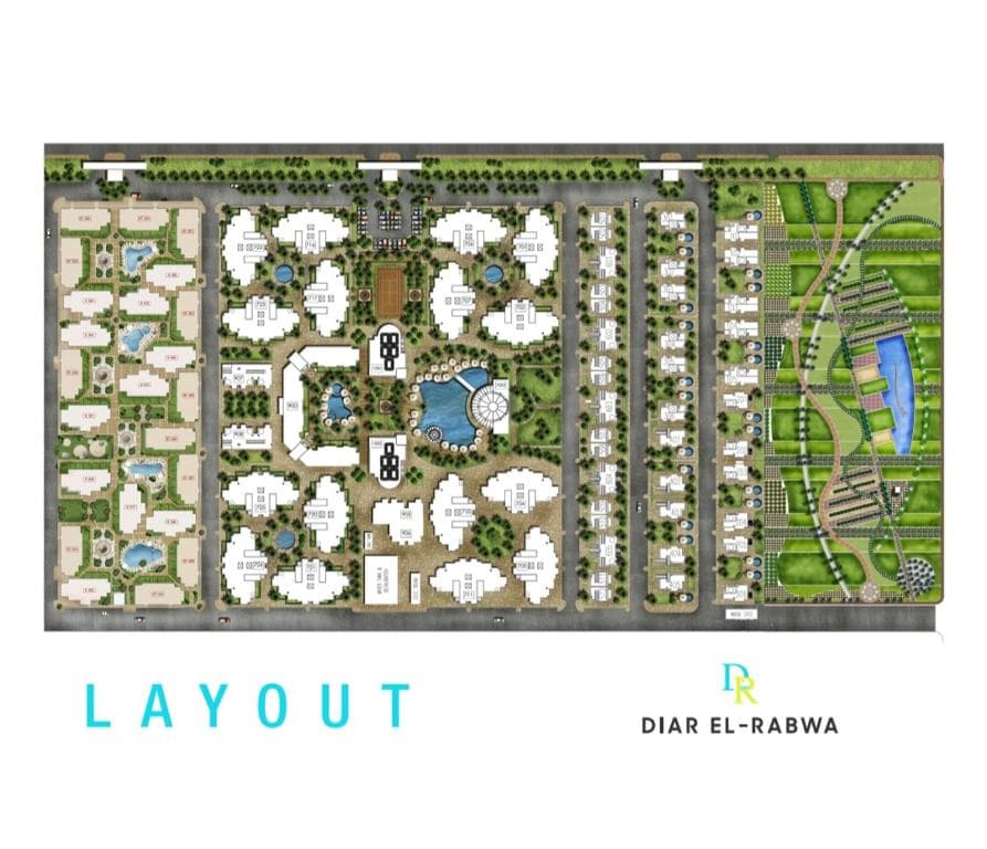 Diar El Rabwa layout plan