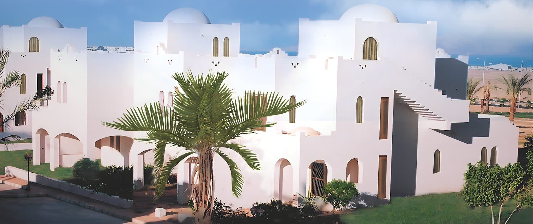 Landscaped gardens and palm walks